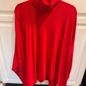 Alfani Vibrant Red Cowl Neck Sweater